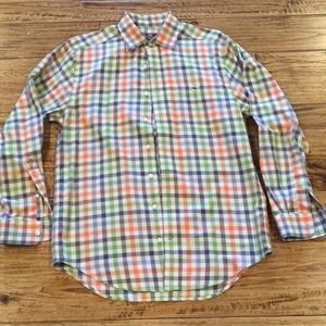 Vineyard vines button-down shirt.
